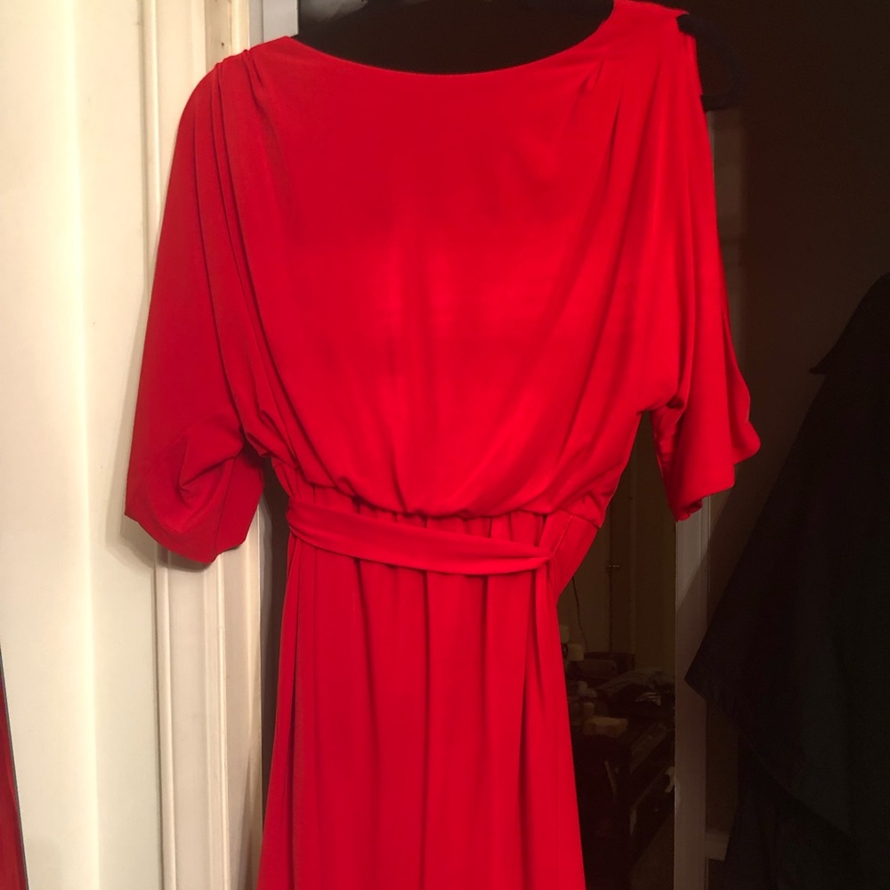 Red dress